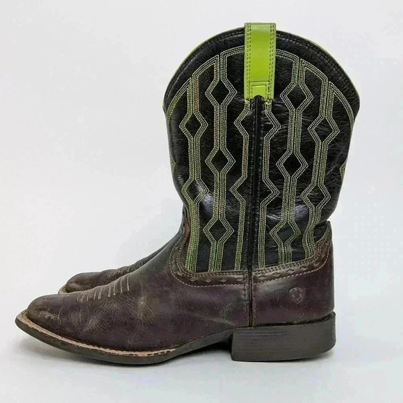 Ariat Kid's Live Wire Western Square Toe Boots - 5 - Picture 7 of 12